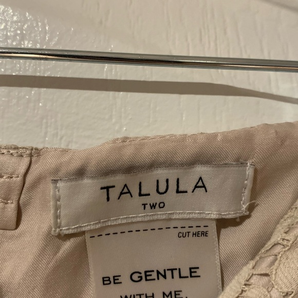 Talula (Aritzia) cream lace strapless dress (sweetheart neckline), size 2 - Picture 4 of 4